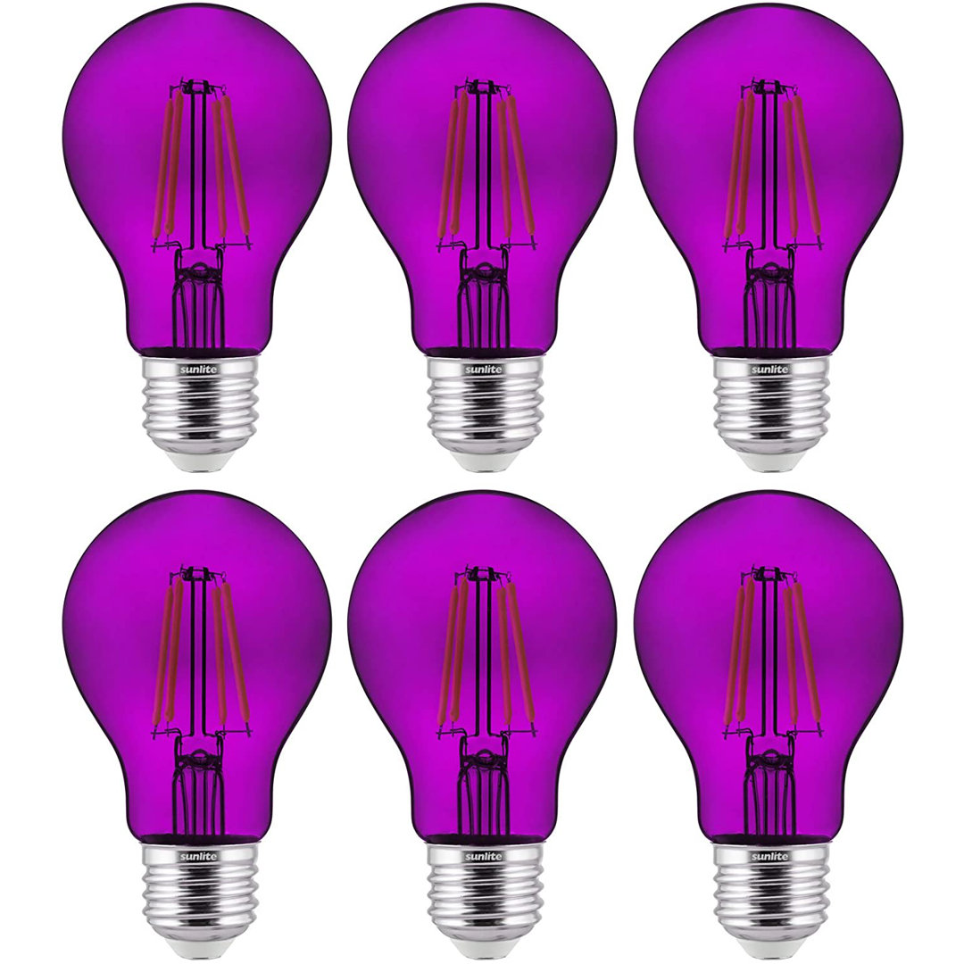 Equivalent A19 E26/Medium (Standard) Dimmable LED Bulb (Set of 6) Sunlite