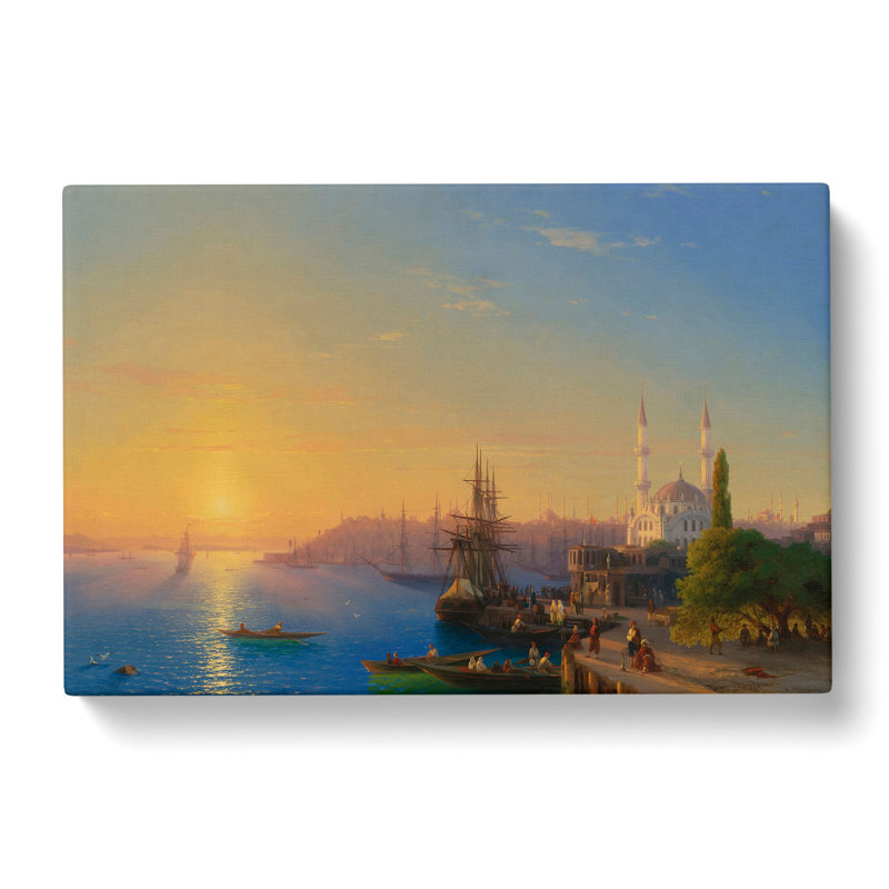 View Of Constantinople by Ivan Aivazovsky - Wrapped Canvas, 40cm H x 60cm W x 3cm D