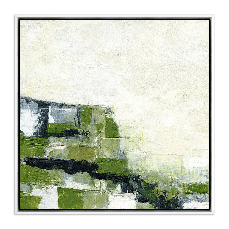 Envision Painting by Melanie Biehle, 32" H x 32" W, White Maple Framed