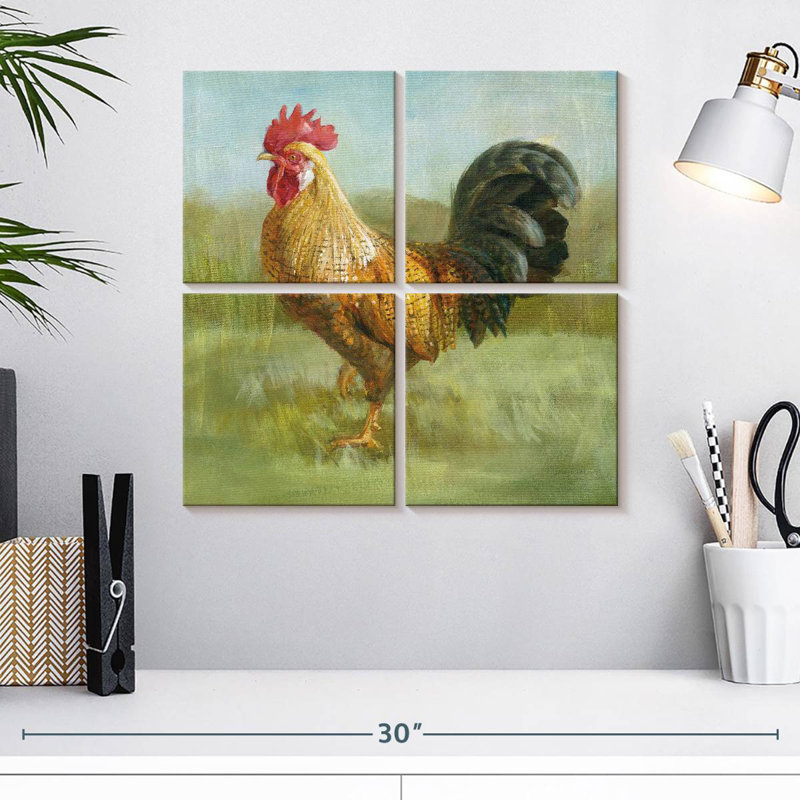 Coq noble Brampt II, H 18 po x l 18 po