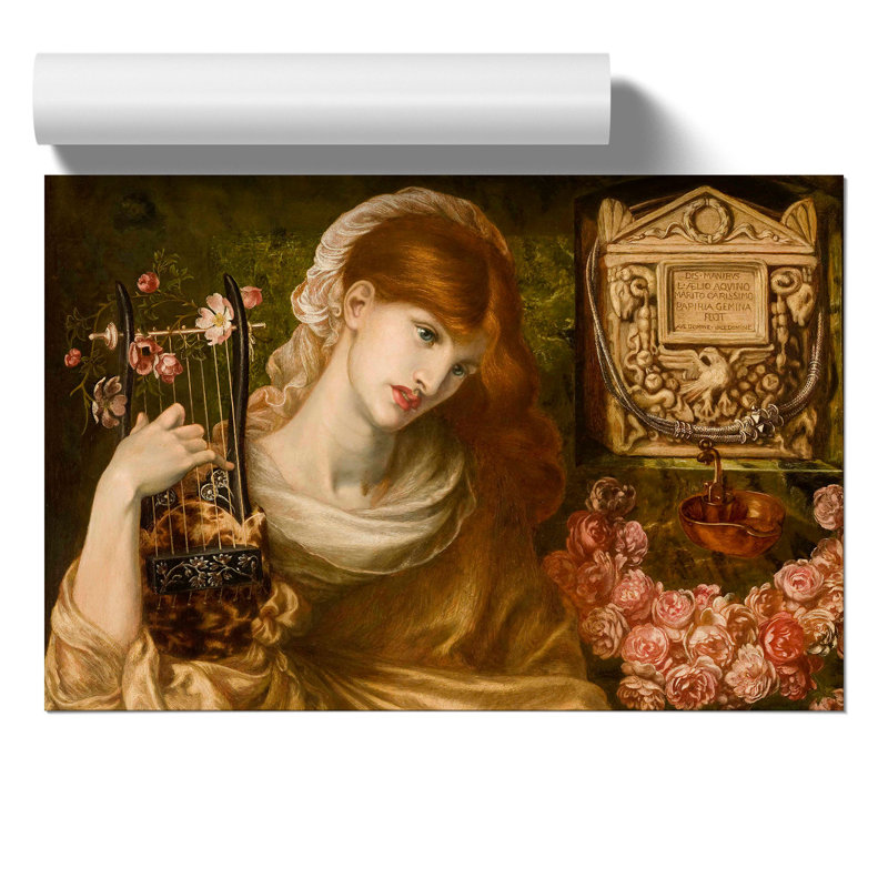 The Roman Window by Dante Gabriel Rossetti - Frameless Print, 30cm H x 42cm W x 0.1cm D