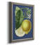 Citron français sur bleu marine I - reproduction d'art sur toile-1487724428