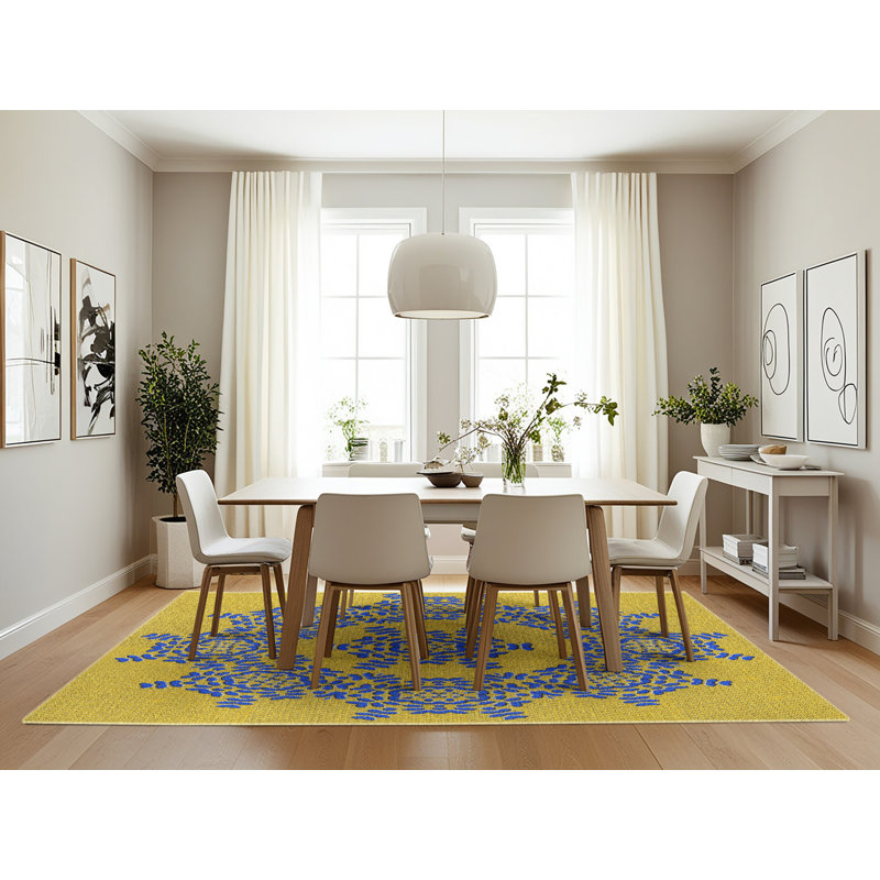 Tapis jaune, Rectangle 7 pi x 10 pi