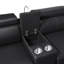 Canapé modulaire inclinable électrique Smart Lounge avec console de lecture de lumière DEL, chargement USB et sans fil-1865551151