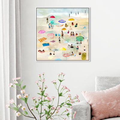 «Beach Day Fun», reproduction d'art sur toile