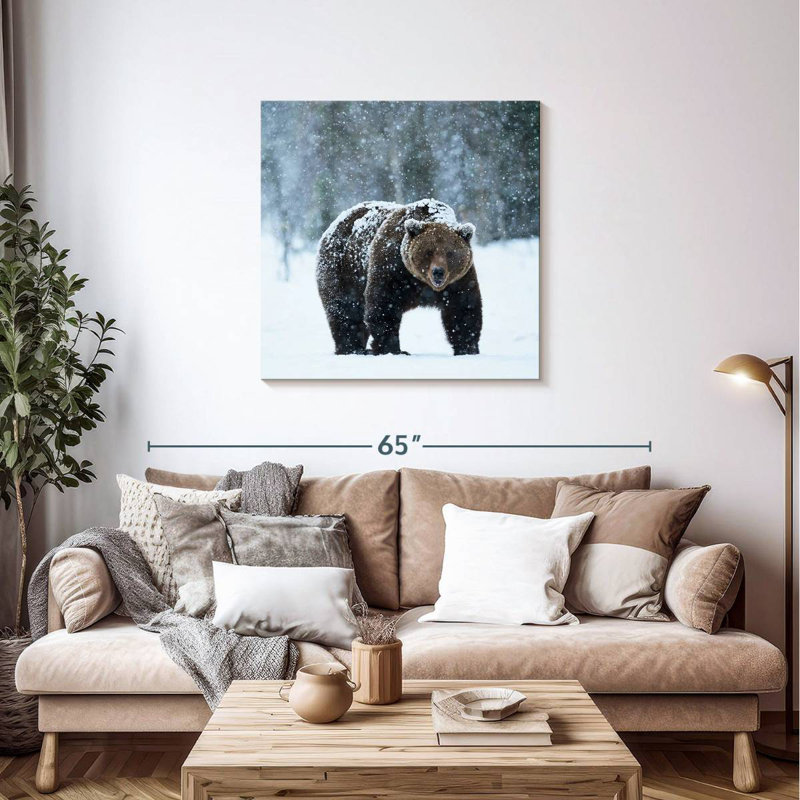 Ours brun Crowle, H 36 po x l 36 po