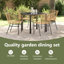4 - Person Patio Dining Set with-296254121-296254120