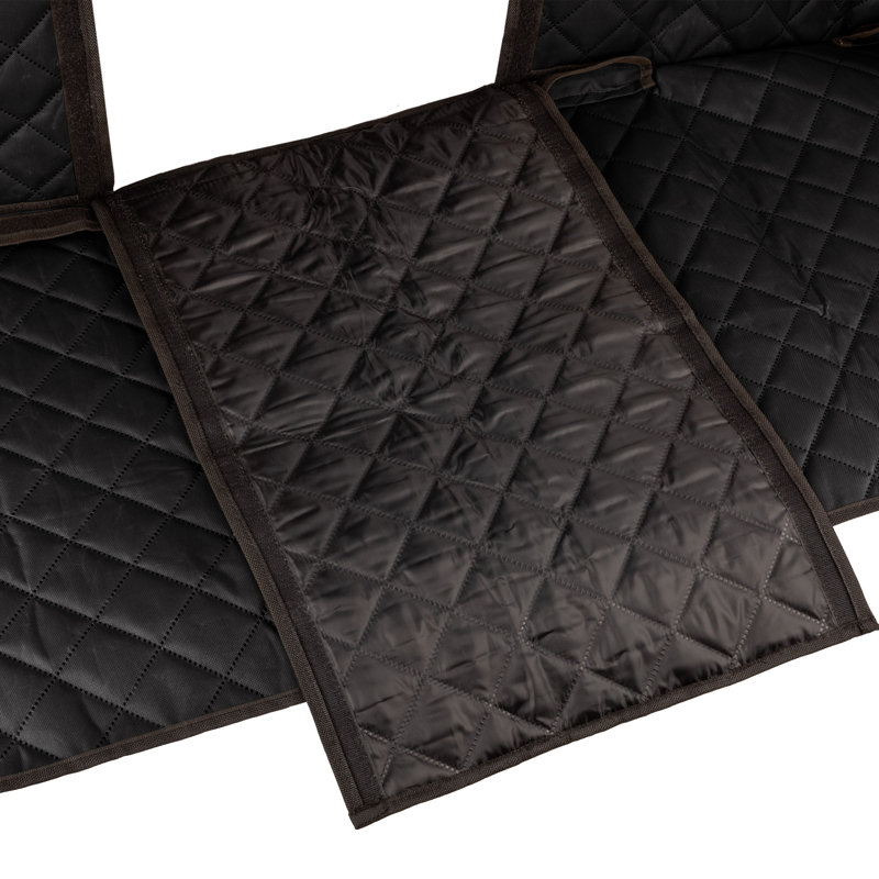 Housse pour siège d'auto pour chien PETMAker, noire, Noir, noir, noir, noir