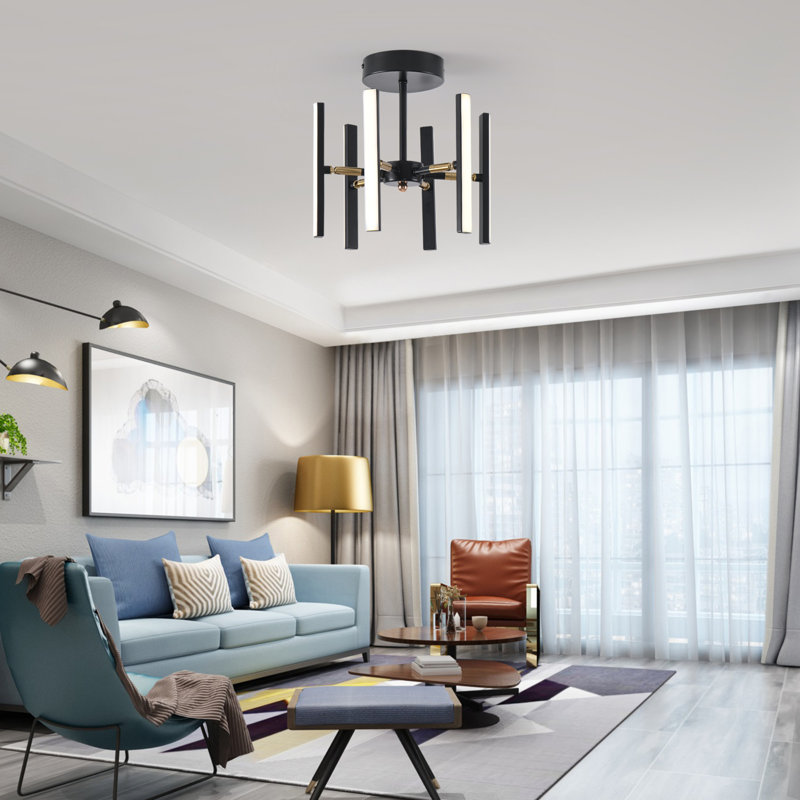 Jamoy 6 - Light Sputnik LED Chandelier