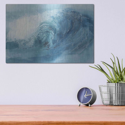 Brayden Studio «Waves VI» par Chris Paschke, art mural en métal