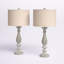Ensemble de lampe de table blanche 31,38 po Alaysia