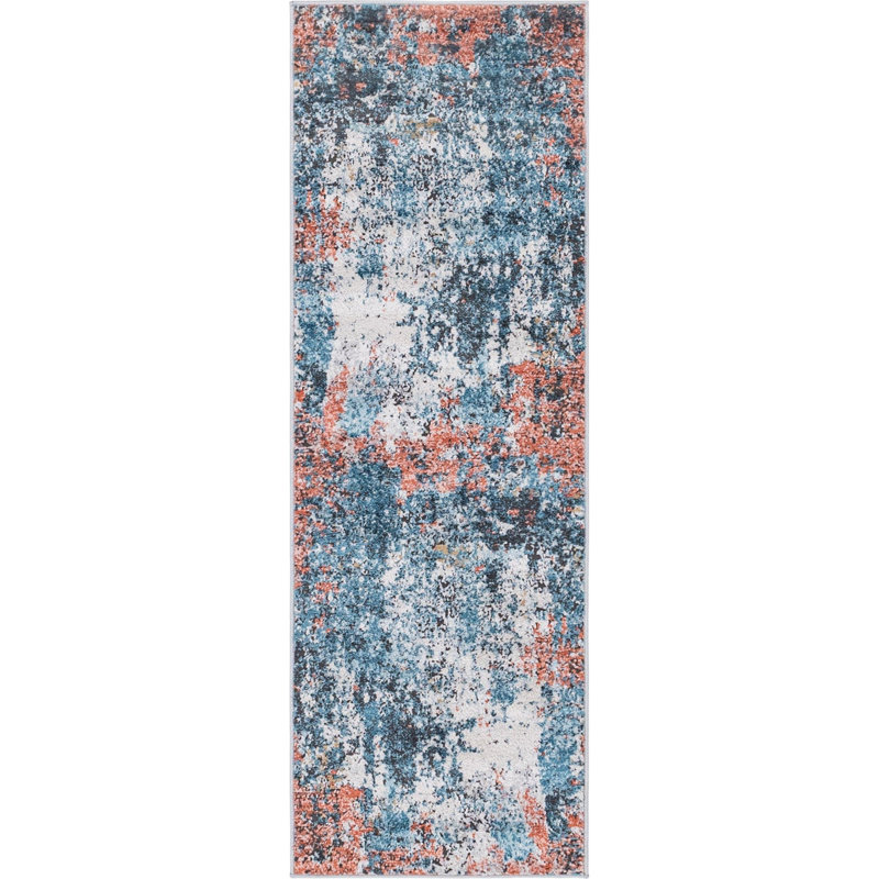 Abstract Indoor Rug, Runner 2'2" x 6'1"