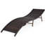 2 pièces chaise de patio pliante turquoise