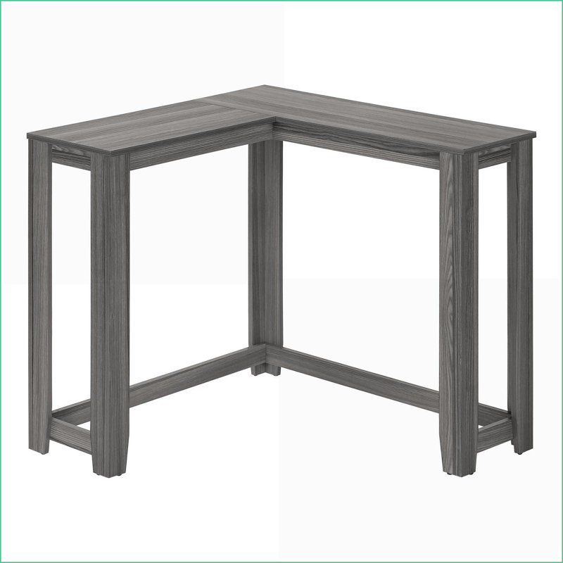 Table basse contemporaine contemporaine en stratifié gris, Gris
