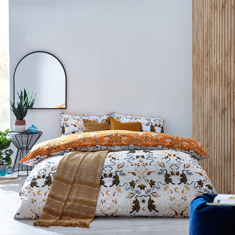 Abstract Duvet Cover Set with Pillowcases, King Duvet Cover + 2 Standard Pillowcases