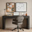 Chaise de bureau pivotante avec similicuir et inclinaison Honor Modern-2005161828