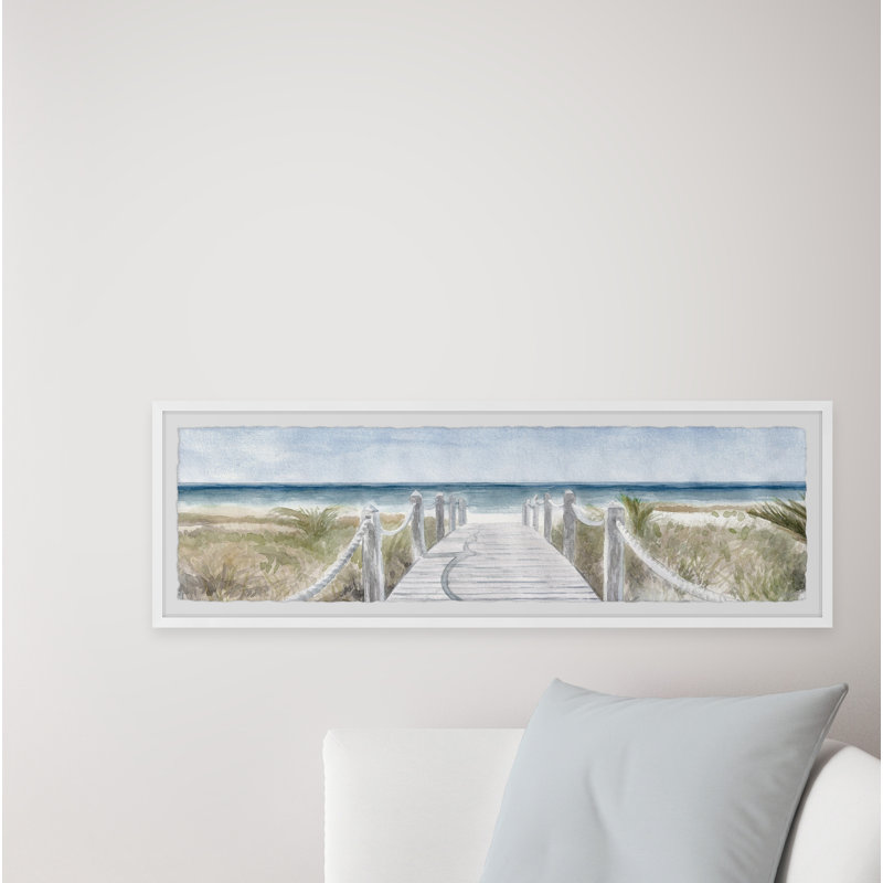 " Path To The Sea ", 10" H x 30" W x 1.5" D