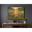 «Glowing Sunset Water Lilies», reproduction d'art sur toile, impressionnant empâtement floral étang, art mural nature-131381961