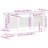 Radiator Cover Radiator Guard for Home Office Heater Cover White MDF 80.7" x 8.1" x 32.1"-70533519