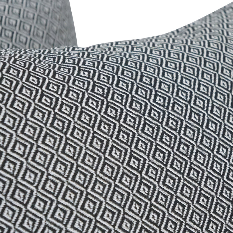 Coussins décoratifs en jacquard 17 po avec insertions (ensemble de 4)
