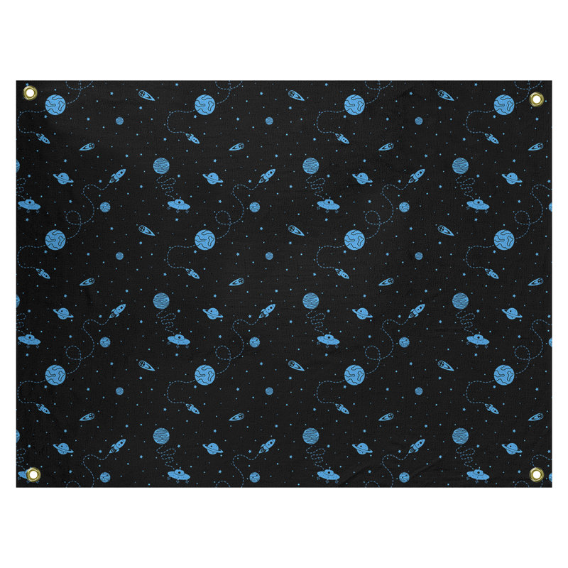 Tapisserie elizabeth space outer par katelyn Avicia, Intérieur / extérieur, H 60,5 po x l 81,5 po