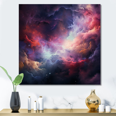 Pink Galaxy Nebula Odyssey II - Galaxies Wall Art