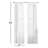 Floral 37" W Polyester Sheer Curtain Pair-2085570619-2085522727