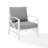 Mosier Powder Coated Steel Outdoor Lounge Chair-666079295-666079282