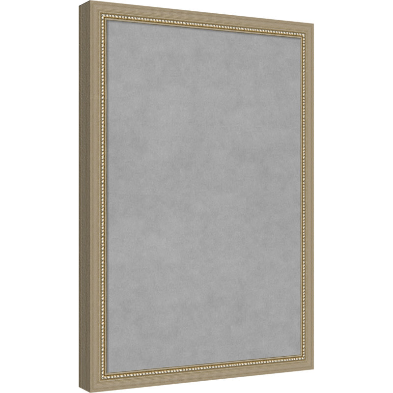 Tableau magnétique Belmont Distress Silver Framed, L 18 po x H 26 po, Argent Belmont