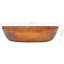 Lavabo de salle de bain brun VidaXL 15,7