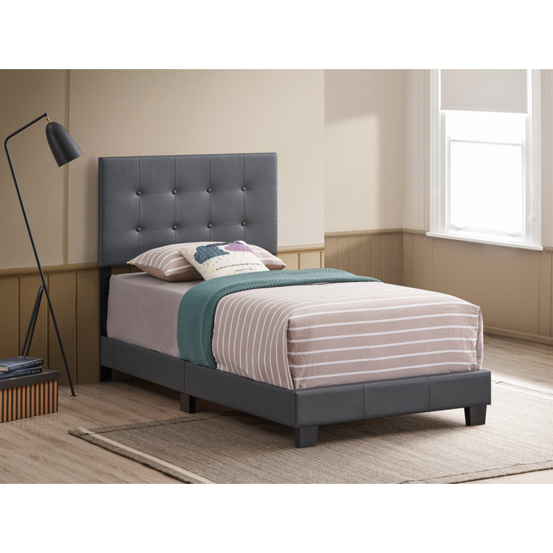 Lit Gld Furniture Caldwell G1306-QB-UP, Simple, Gris foncé