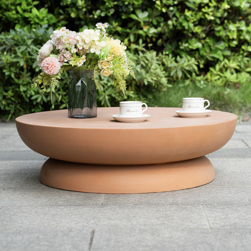 Table de patio avec base piédestal Fayette