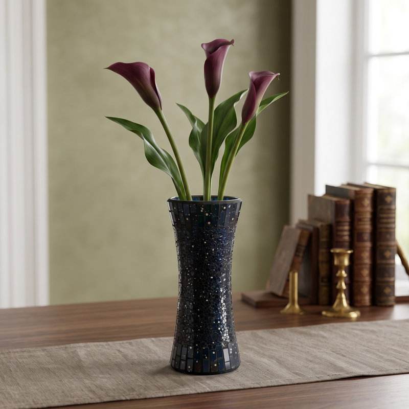 Vase en verre fabriqué à la main Elegant