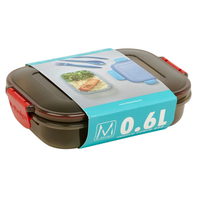 Food Storage Container, Red/Black