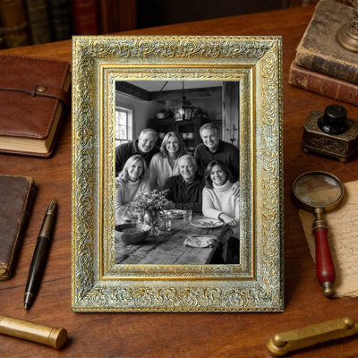 Cadre photo décoratif antique 3 pièces pour photos et décorations de chambre à coucher 11 po x 14 po