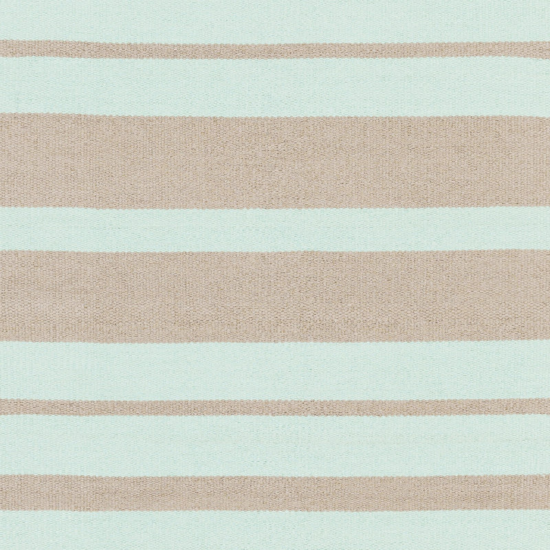 Tapis pour l'intérieur et l'extérieur menthe et taupe tissé à la main Walden, Rectangle 2 pi x 3 pi