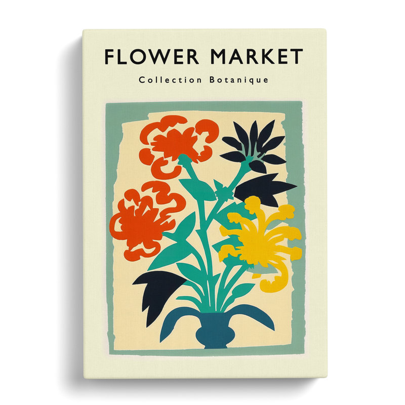 A Flower Market Exhibition Collection No.9 - Wrapped Canvas, 91cm H x 60cm W x 3cm D