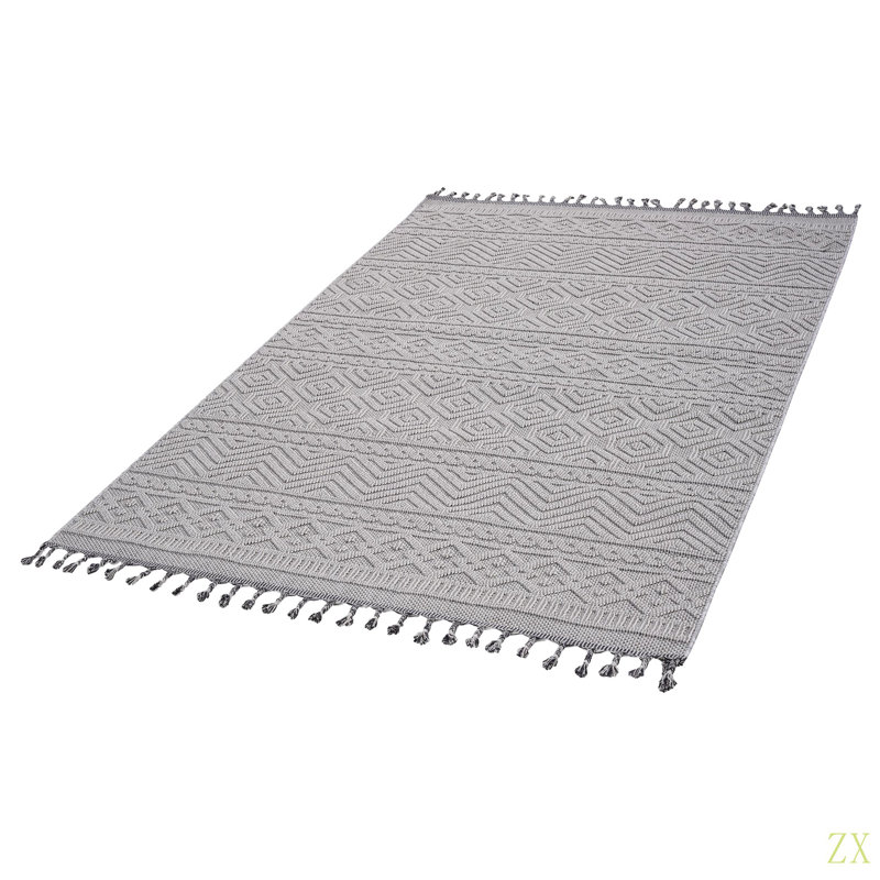 Collection 4X6 Geometric Indoor/Outdoor Area Rug, Rectangle 4' x 6'2"