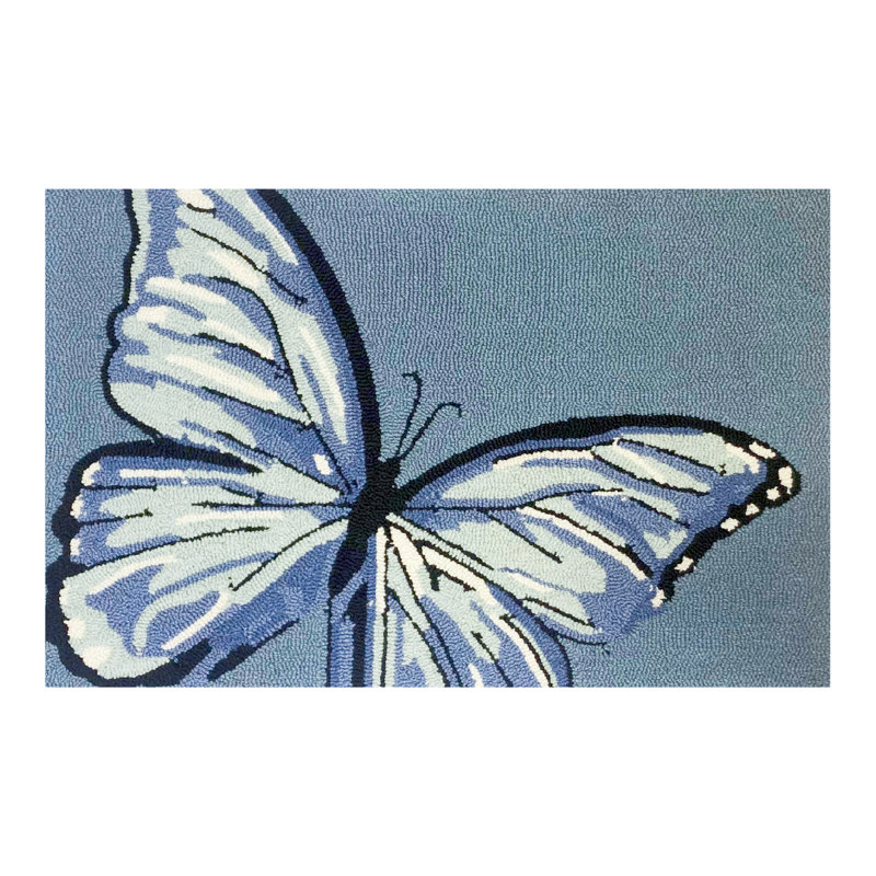 Papillon, Bleu, L 24 po x L 36 po