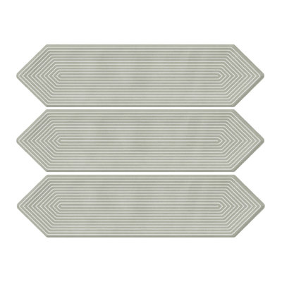 Carrelage décoratif en céramique émaillée 3 po x 12 po