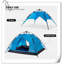 Tente instantanée instantanée pour le camping, tentes de camping pour 2 à 4 personnes, imperméable, automatique et facile à installer pour le camping à la plage