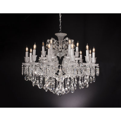 Style bougie classique/traditionnel 19 lumières lustre Rodger