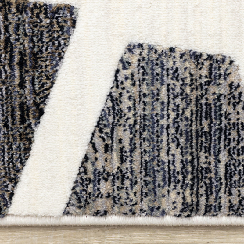 Tapis à poils courts Marranda, Rectangle 7 pi 10 po x 10 pi 2 po