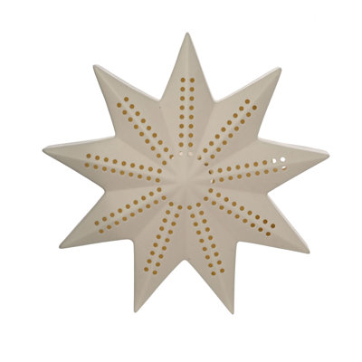 Ceramic LED Light up Star Large