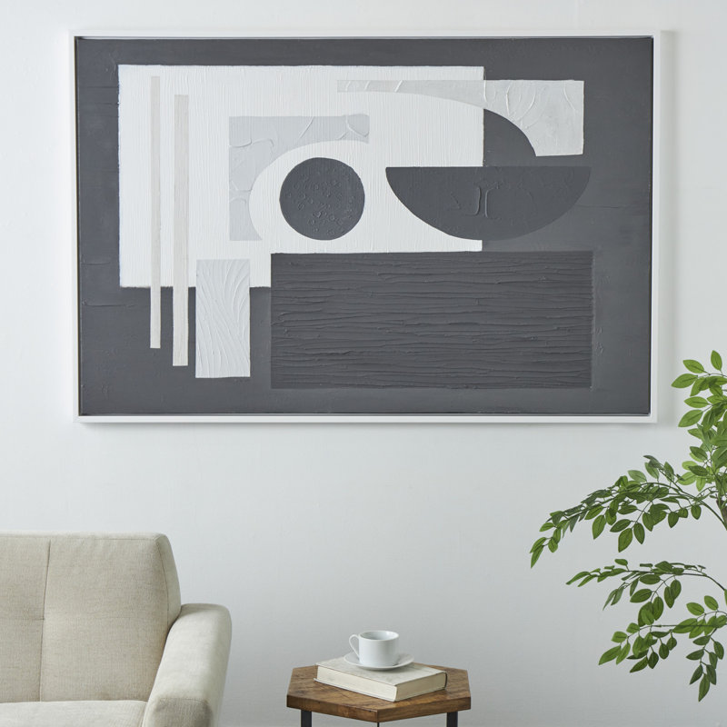 Night Abstract Geometric Wall Art