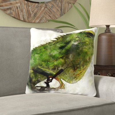 Briaca Solid Colour Outdoor Reversible Throw Pillow