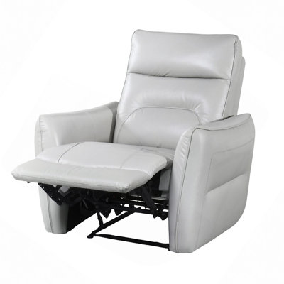 Power Recliner Flare Welt Trim Arms Single Power Taupe Primary Living Room