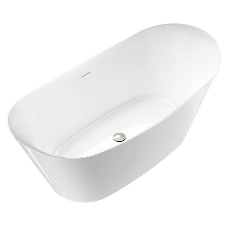 67'' x 31.87'' Freestanding Soaking Acrylic Bathtub