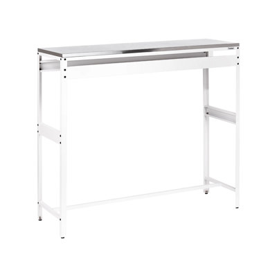 Rectangular Metal Outdoor Bar Table , 115cm cm W 40cm cm D