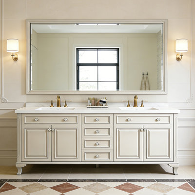 French Retro Floor-Standing Bathroom Cabinet